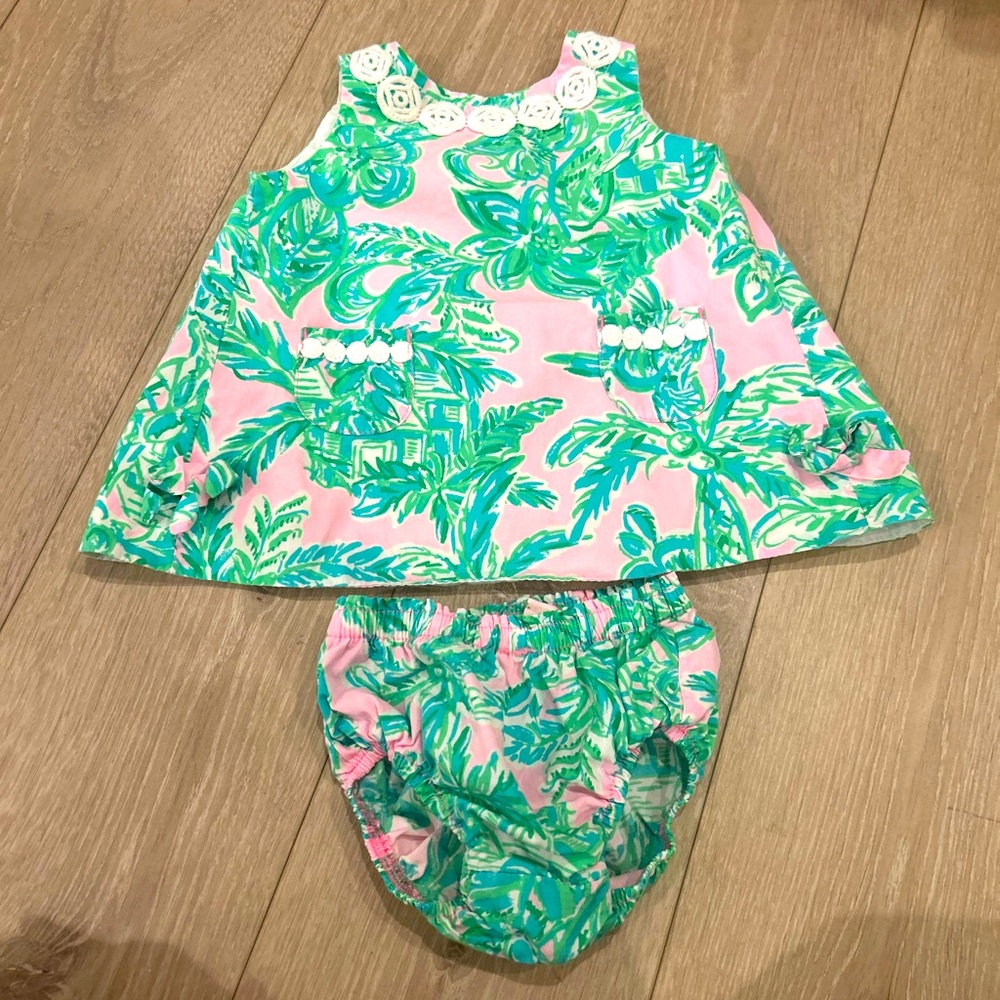 Lily Pulitzer baby girl bloomer dress